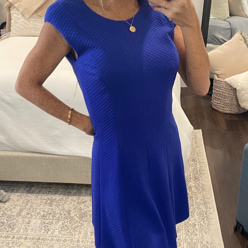 Canary blue Rebecca Taylor dress